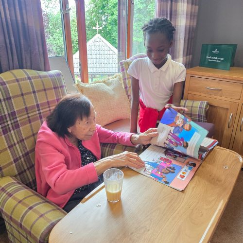 Care home visit - Community month - Year 4