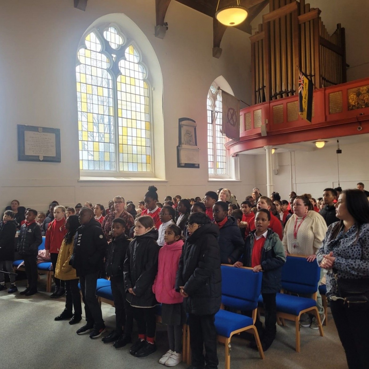 William Ford Junior School - Easter service at Dagenham Parish Church