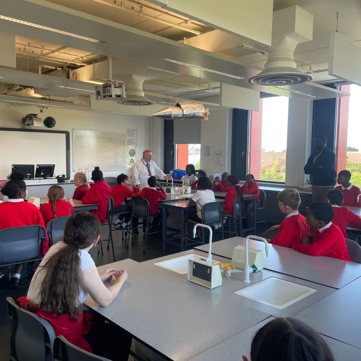 William Ford Junior School - Year 5 visit Dagenham Park School